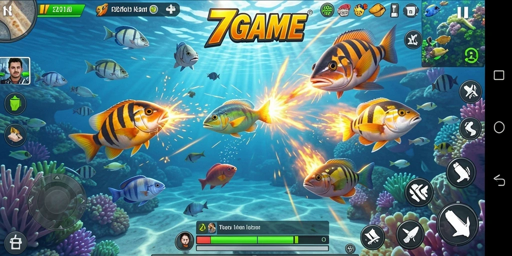 Gameplay seru di 7GAME dengan aksi Tembak Ikan yang menegangkan.