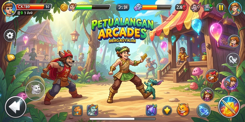 Screenshot CK789 menampilkan gameplay yang penuh tantangan dan keseruan.