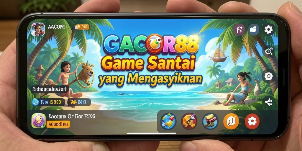 Tampilan gameplay GACOR88 yang mengasyikkan dan warna-warni.
