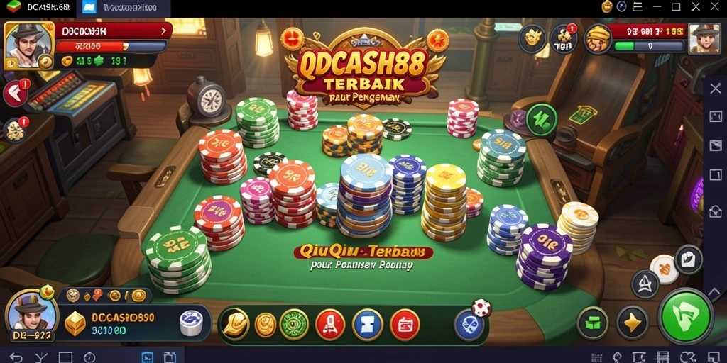 Gameplay QiuQiu yang seru di IDCASH88.