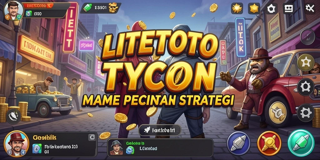 Tampilan menarik dari gameplay LITETOTO dengan berbagai fitur Tycoon.
