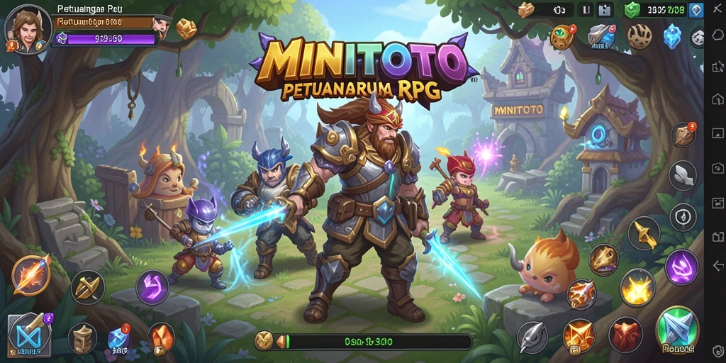 Tangkapan layar gameplay <strong>MINITOTO</strong> menampilkan pertarungan seru dan grafis yang memukau.