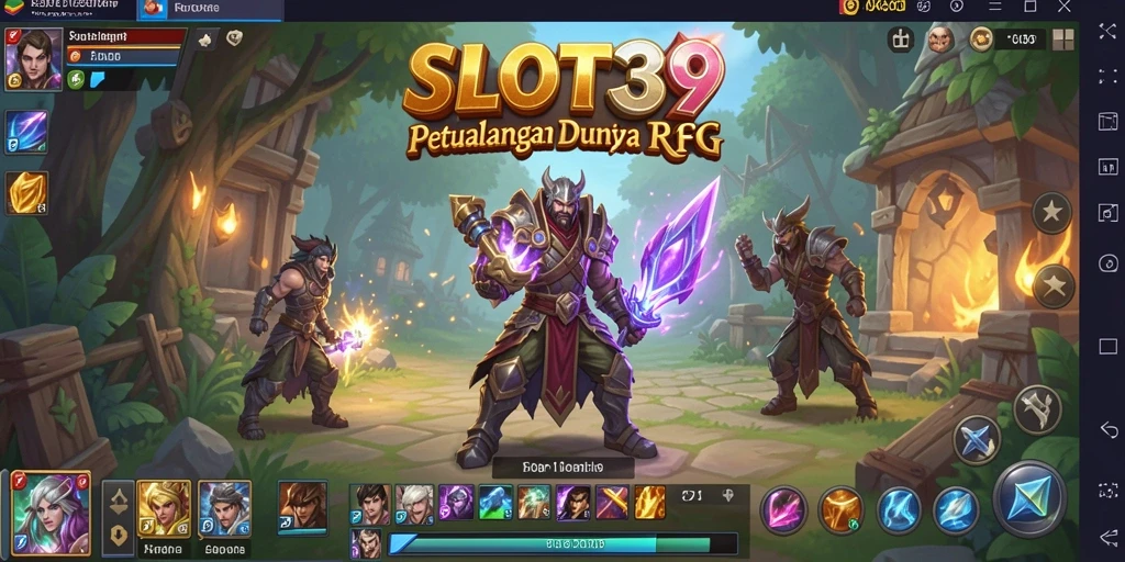 Tampilan menarik dari gameplay RPG di SLOT39 dengan aksi seru.
