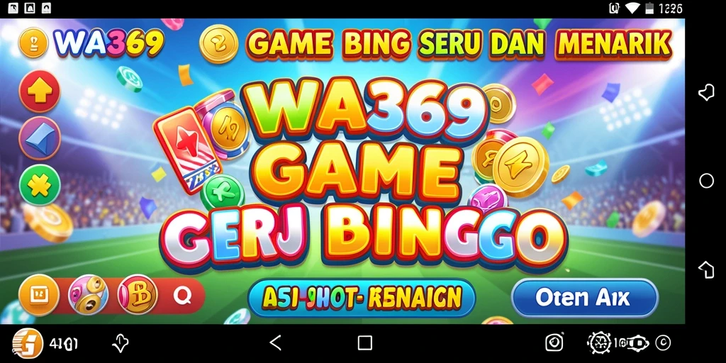 Tampilan gameplay Bingo seru di WA369.