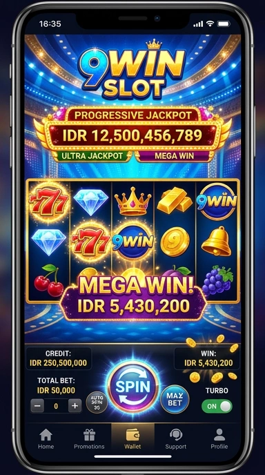 Proses pengunduhan yang cepat dan mudah di aplikasi 9win.